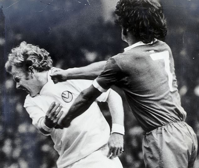 He also had a famous clash with Liverpool's Keegan during the Charity Shield match