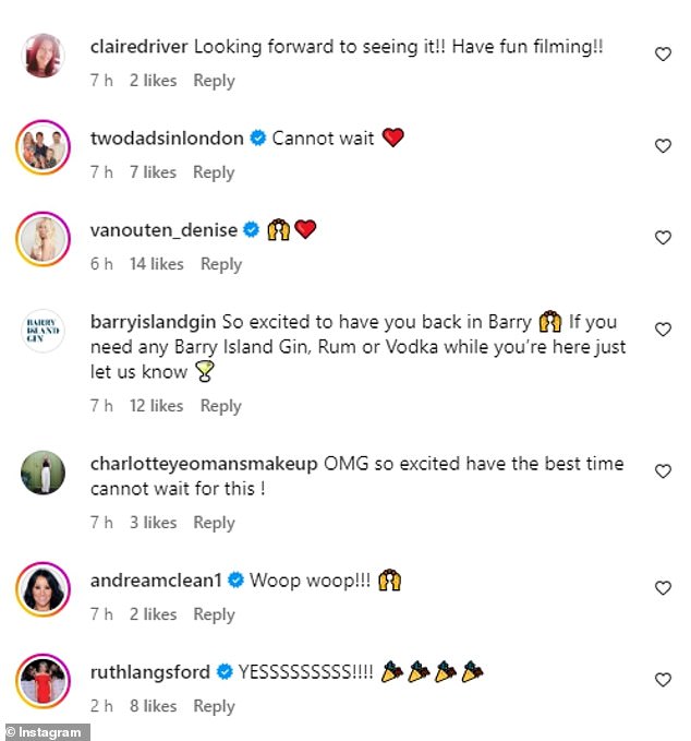 Both locals and celebrities filled James and Joanna's comment sections with enthusiasm and wishes for the final episode of Gavin And Stacey