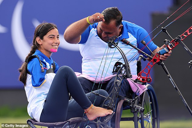 What makes it even more impressive is the fact that she is only 17 and is appearing at the Games for the first time.