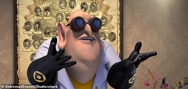 The disgraced comedian previously voiced the character scientist Dr. Nefario (pictured) in the animated film series