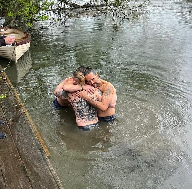 The adventurer, who has long been a devout Christian, was photographed embracing the comedian in the River Thames after his baptism in April and has now spoken out for the first time