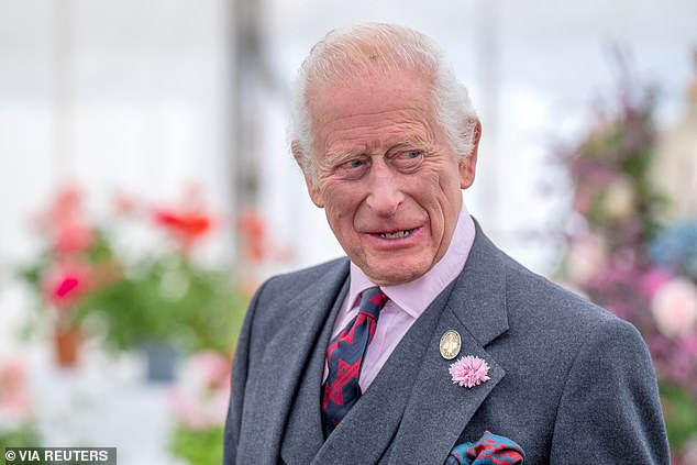 ing Charles visits the Royal Horticultural Society of Aberdeen's 200th Flower Exhibition on August 31