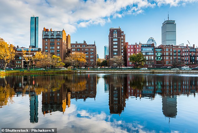 According to the Tax Foundation, Massachusetts taxpayers will see the largest increase in their bills in 2026 when the cuts expire — with an average increase of $4,682 per year (Pictured: Boston waterfront)