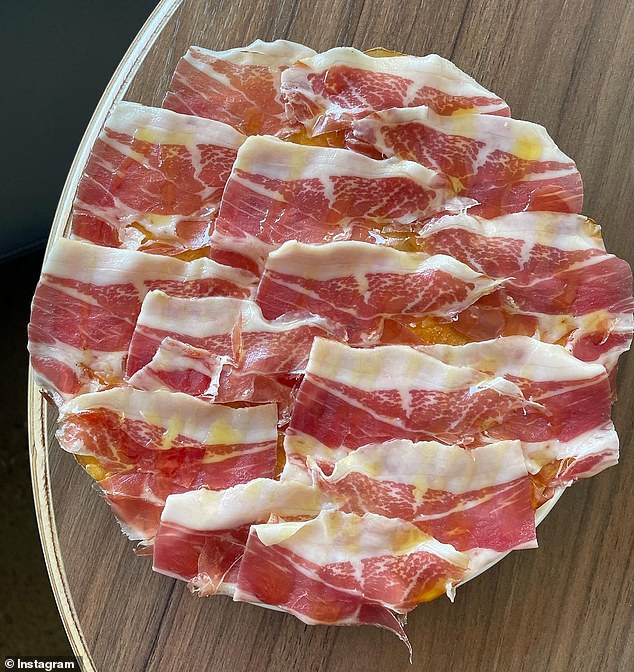 The olive oil drizzled Jamon Maxim is a Cafe Paci classic