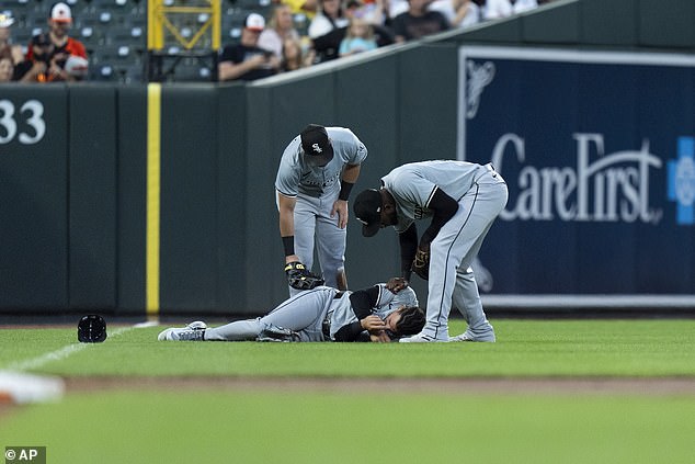 Vargas was taken out of the race after the collision with a graze wound to his right eye