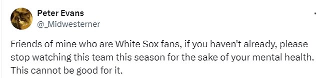 Fans on social media joined the dog gang to ridicule the White Sox