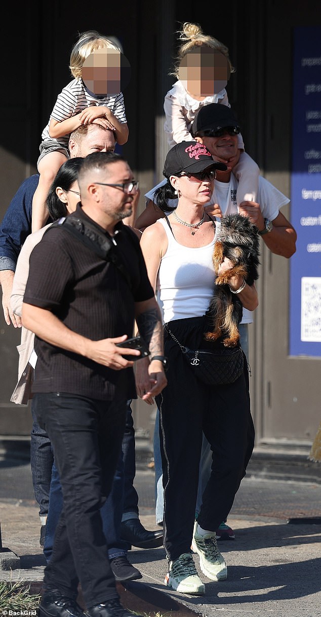 The couple were seen in New York on Tuesday with three-year-old daughter Daisy