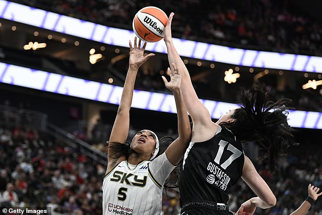 Reese scored 12 points as her team lost 71-90 to the Las Vegas Aces