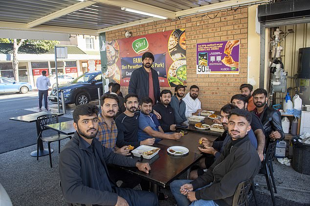 As of June 2022, there were 753,520 people born in India living in Australia, more than double the number recorded in 2012, with many gaining entry through the student visa system. Pictured: Indians in Sydney