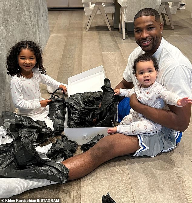 She shares both her children with her cheating ex Tristan Thompson