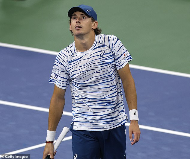 De Minaur's excellent form comes after a heartbreaking withdrawal from Wimbledon in July