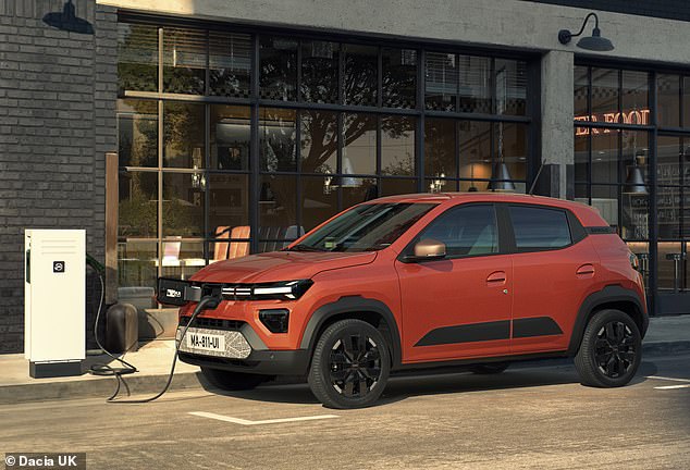 Because the 26.8 kWh is small, Dacia says fast charging at 120 kW will deliver a full battery in 56 minutes, while an overnight charge on a standard 7 kW home charger is completed in four hours