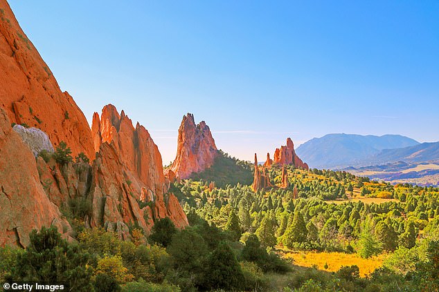 The Garden of the Gods, one of the many attractions in Colorado