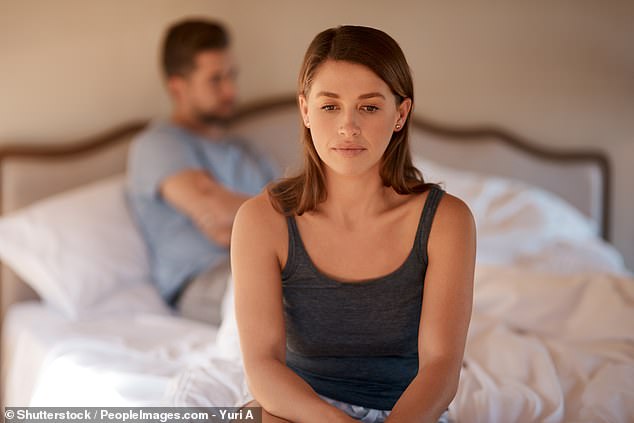 A man's libido can be affected by work stress, mild depression and a lack of energy due to poor lifestyle habits (stock image)