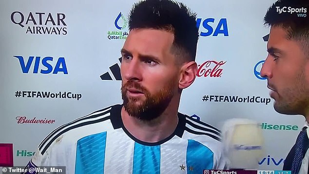 Lionel Messi famously asked former Man United star Wout Weghorst: 'What are you looking at, idiot?' after Argentina's ill-tempered win over the Netherlands at the 2022 World Cup