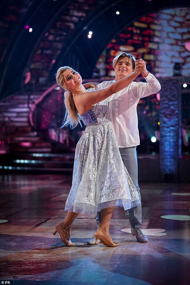 In 2021, Tilly swapped the kitchen for the dance floor when she took part in Strictly Come Dancing alongside her professional dance partner Nikita Kuzmin (pictured)