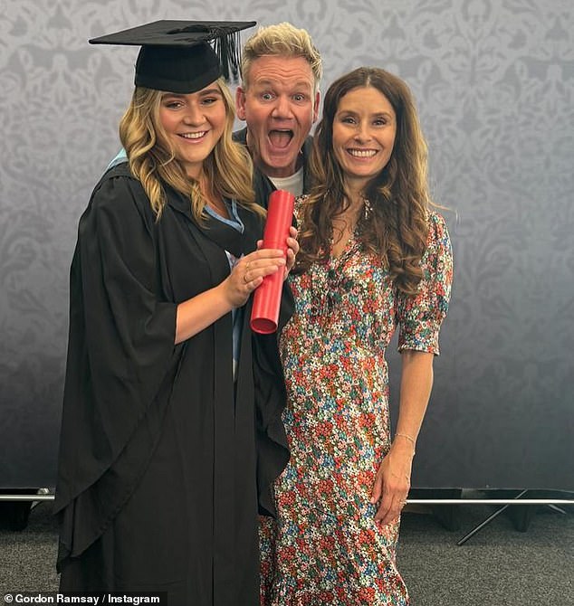 Tilly's next educational chapter comes just weeks after she celebrated her university graduation in late July