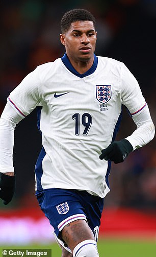 Rashford has not been included in the England squad for Euro 2024