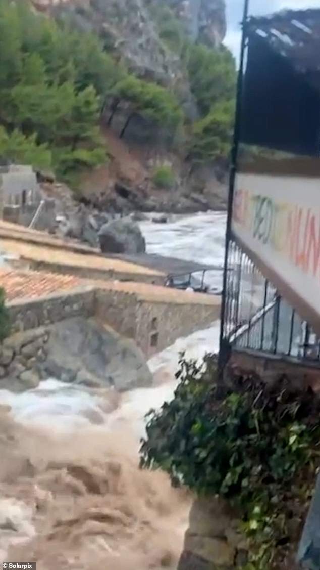 The Torrent de Pareis is a riverbed that can be walked during the dry months, but it often suffers from flash floods, as a large amount of rainwater falls on the mountain and is channelled down this narrow valley.