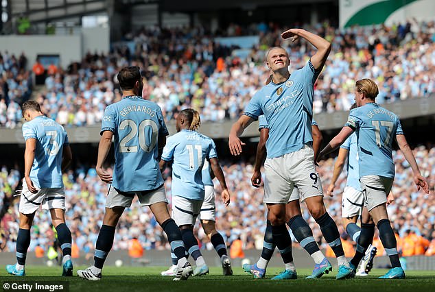 Premier League champions Manchester City just miss out on top spot on the list