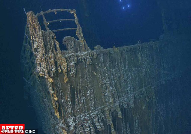 Recent expeditions have revealed that the Titanic's famous railing collapsed sometime in the past two years