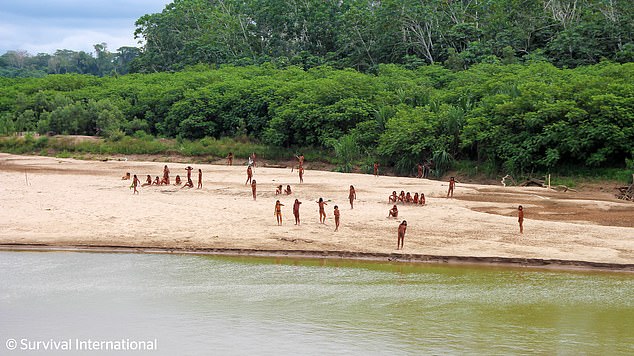 The tribe rarely has contact, even with other tribes, and keeps to itself in a small area in southeastern Peru (photo in June)