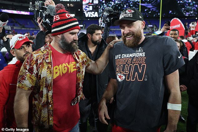 Jason Kelce asked his younger brother if he had a ticket for Thursday's Ravens game