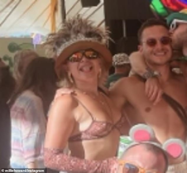 It's not the first time the pair have been out and about - they partied together at Glastonbury Festival