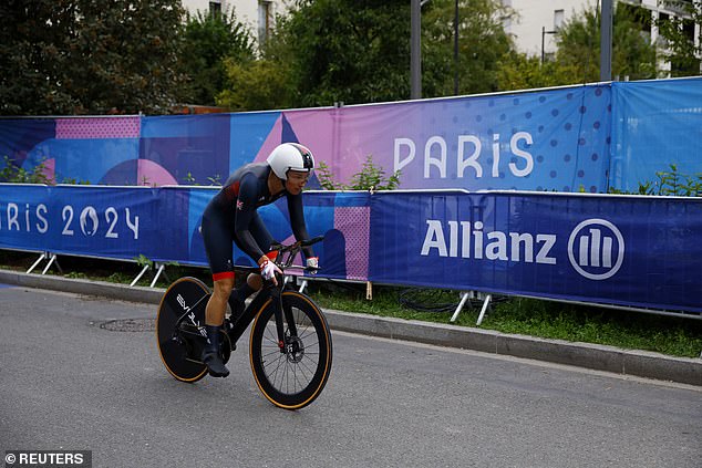 Storey stormed to gold at her ninth Paralympic Games before crashing out on the track length