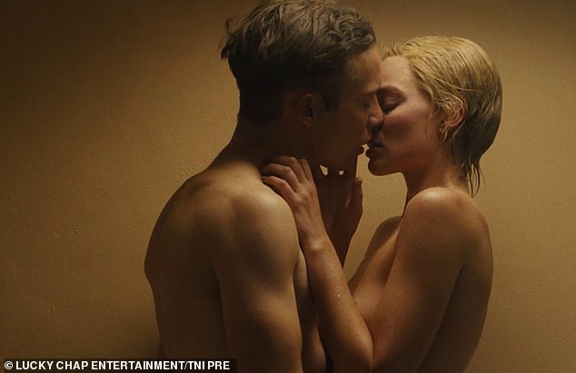 He was cast opposite Margot Robbie in the Depression-era romance Dreamland, with the pair filming a steamy naked kiss