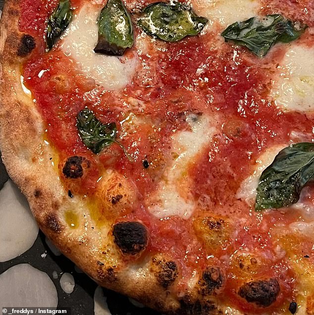 The famous Australian chef and restaurateur orders two margheritas at Freddy's in Melbourne and adds a can of anchovies to his pizza