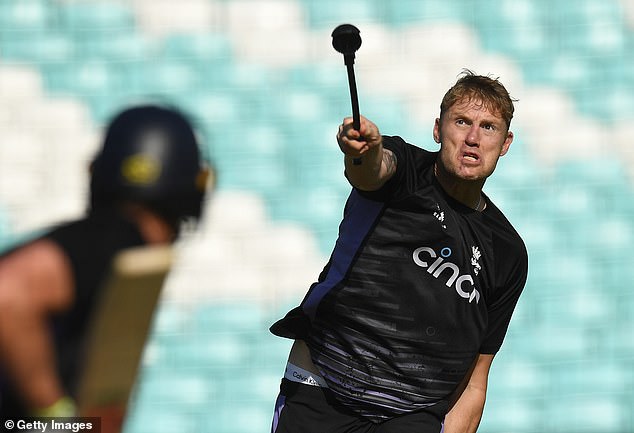 He was also happy to throw balls to the batters as they prepare for Friday's Test