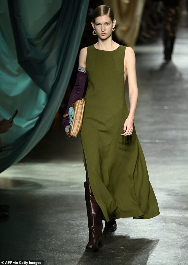 The Fendi fall/winter runway was awash in the earthy khaki hue