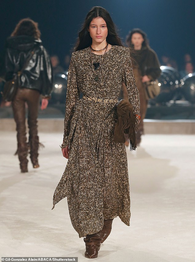 Isabel Marant Fall/Winter 2024 - Leopard print shows no signs of disappearing this season