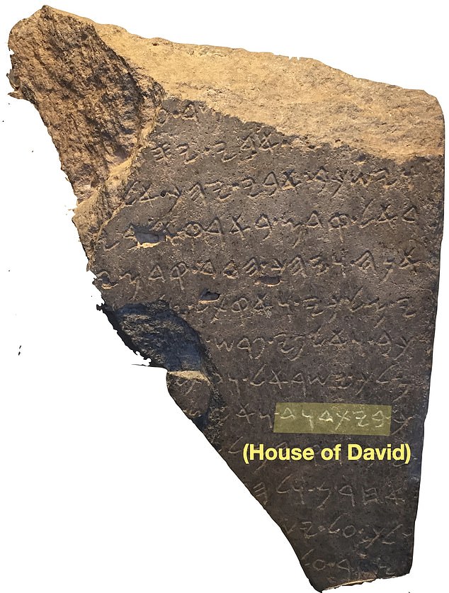 The large rock dates from the late ninth century BCE and contains several lines of text describing the victory of an Aramaean king over a 'king from the House of David'