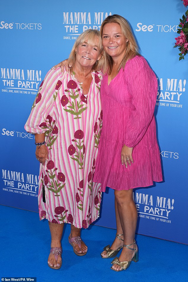 Linda Robson, 66, and her daughter Lauren looked gorgeous in pink as they arrived in bright pink summer dresses