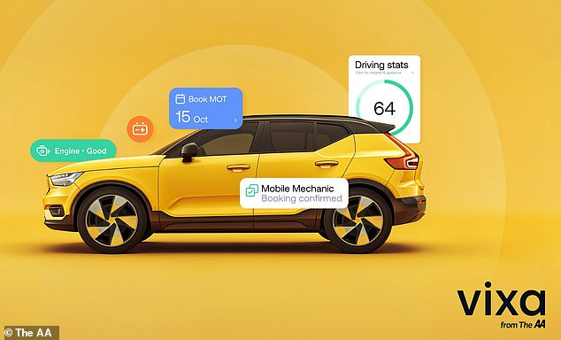 The AA's new Vixa app costs just £3.99 per month for AA members using AA Breakdown of Insurance, and £5.99 for non-members