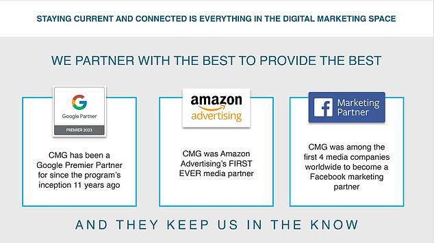 Google, Amazon and Facebook are explicitly named as CMG customers, but these tech giants have denied using CMG's Active Listening software