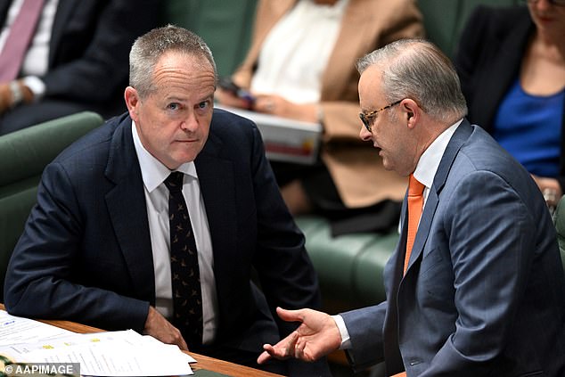 Prime Minister Anthony Albanese will be glad to see Bill Shorten (pictured together) go