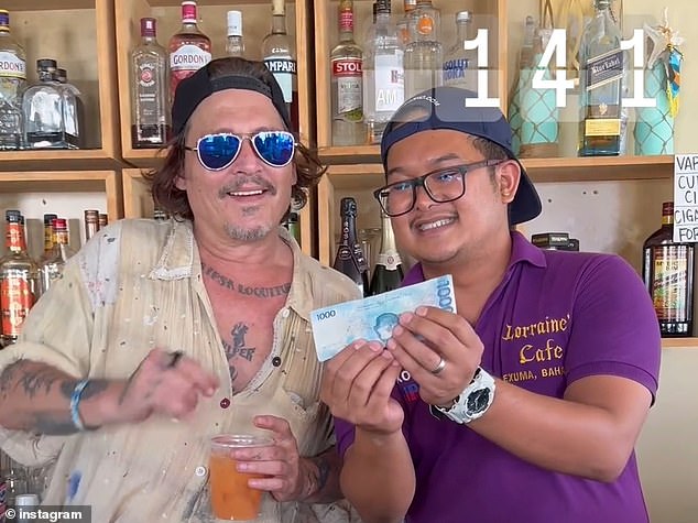 In a clip uploaded to Instagram on Thursday, Depp, a bartender who goes by Rap Rap Zoilo, who goes by the name @killerbartender, was seen smiling and sporting much healthier teeth than in previous appearances, drawing the attention of fans.