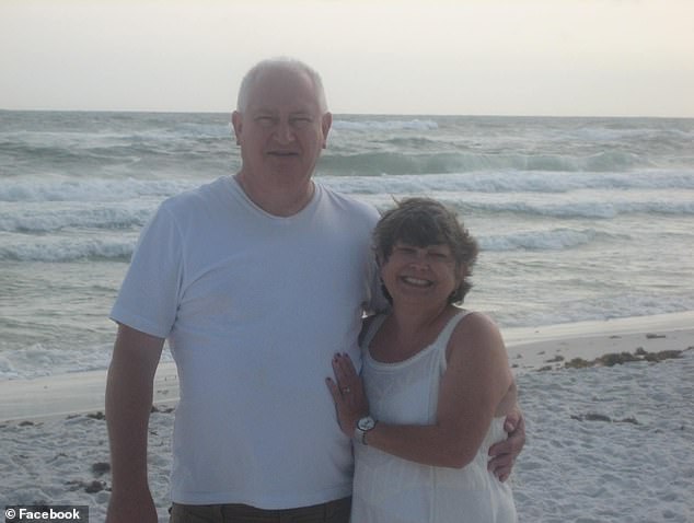 Tim Walz has an estranged brother named Jeff (pictured left with his wife Laurie) who says the Minnesota governor is 'not the type of person you want making decisions about your future'