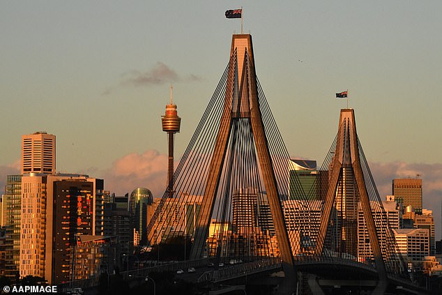 Anya Lim was driving on the Anzac Bridge (pictured) in Sydney shortly before midnight in December 2022 when she collided with a vehicle driven by Hongyi Zhang