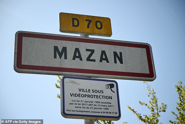 The town of Mazan, 32 kilometres from Avignon in southern France, where the victim and her husband lived and the attacks took place