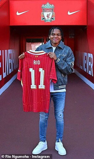 Ngumoha said he was delighted to join the Reds