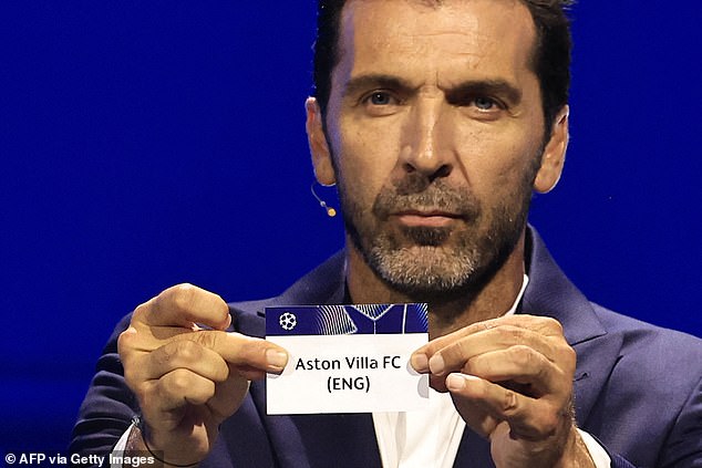 Villa will face clubs such as Bayern Munich and Juventus at home in the league this year