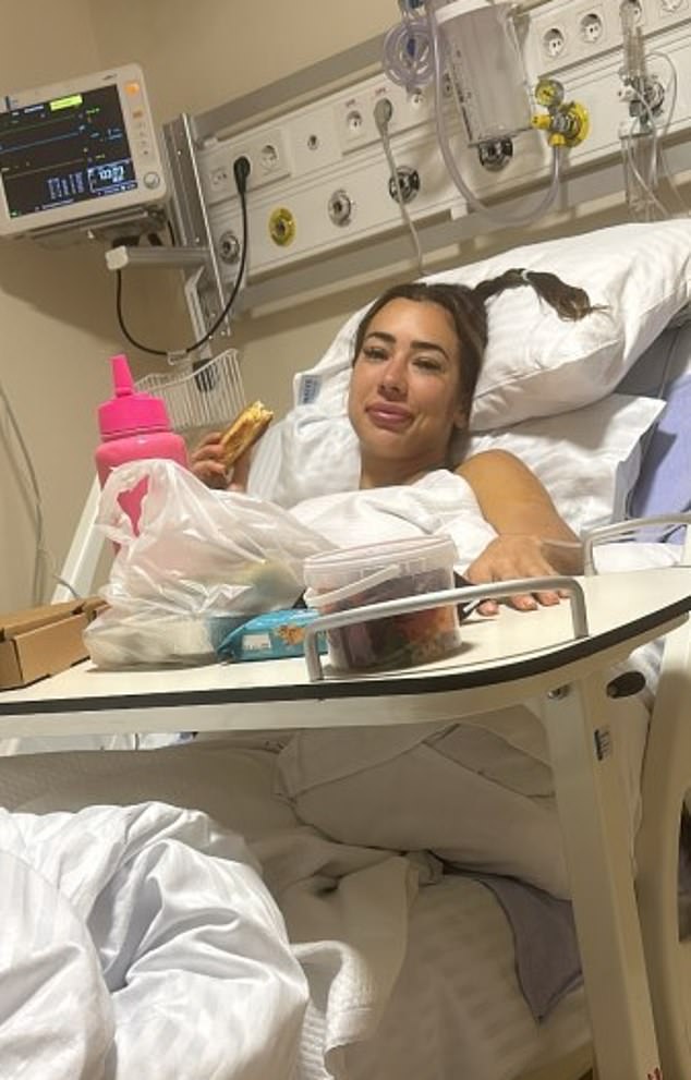 Married At First Sight star Jade Pywell has broken her silence after undergoing surgery in Turkey. Pictured