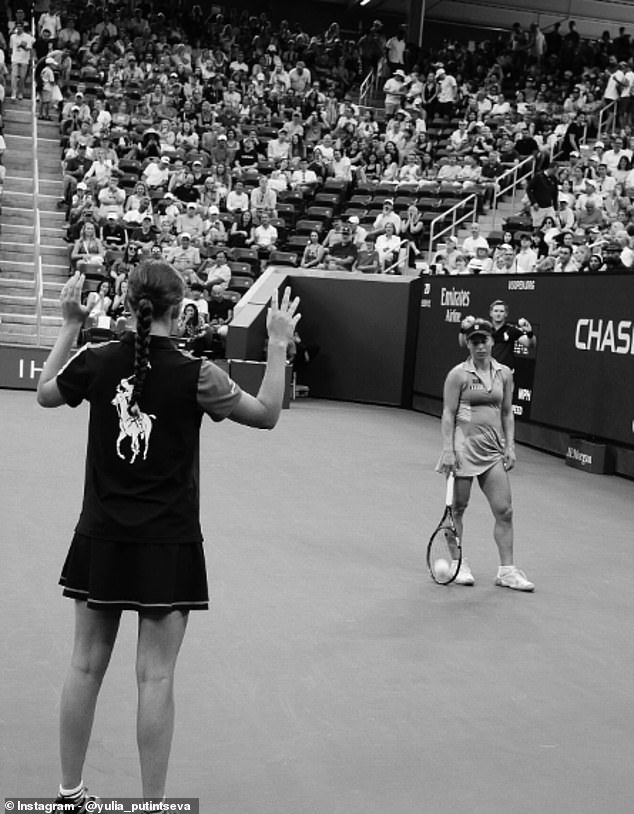 The tennis star apologized for the second time for the incident, posting a photo in which she emphasized her disappointment at losing a match - rather than attempting to 'humiliate' the ball girl