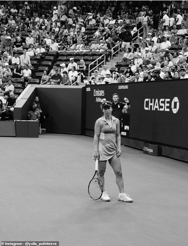 Putintseva insisted she had done nothing disrespectful and claimed she was deep in thought at the time