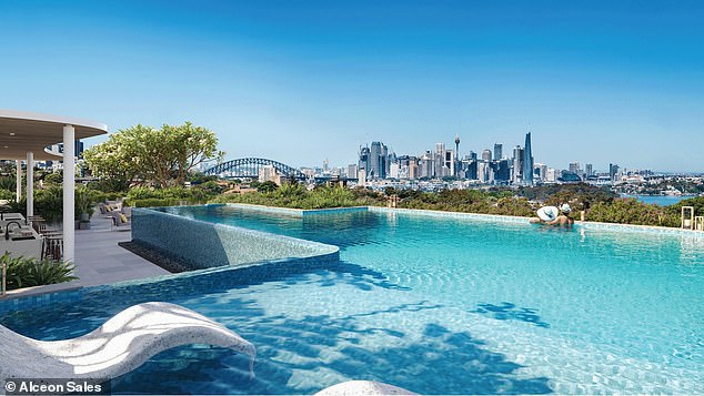 Located in the North Shore suburb of Greenwich, 7km from the CBD, the complex offers a resort-style living environment including a rooftop infinity pool with stunning views over the city.