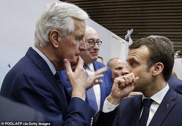 Barnier has been named France's new prime minister, the Elysee Palace announced on September 5, nearly two months after parliamentary elections left the country in a political deadlock. Pictured: Barnier and Macron at the 56th International Agricultural Show (Salon international de l'Agriculture) at the Porte de Versailles exhibition centre in Paris on February 23, 2019